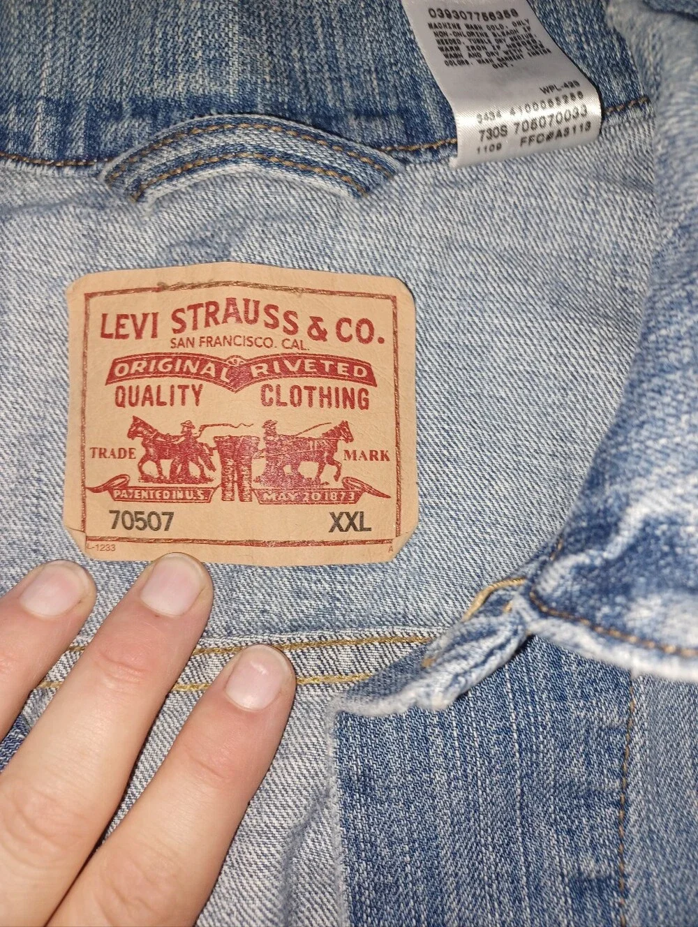 Levi's Light Wash Denim Trucker Jacket